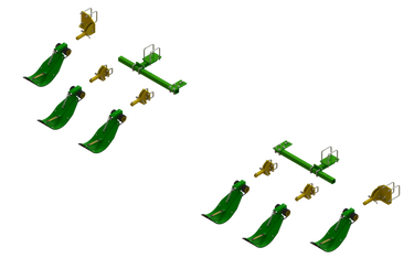 LANSS612R6F -- Stalk Stomper® Mounting Kit for John Deere® 612FC/712FC Series Folding Corn Heads (6 row coverage)